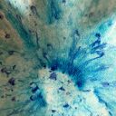 Turkusowa misa ceramiczna „Galaktyczne Turquoise” z efektem craquele