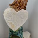 Anioł ceramiczny lampion - prezent na Chrzest