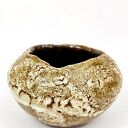 Wazon ceramiczny Polepione - brąz i beż