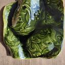Pojemnik na biżuterię w zielonej ceramice - Wolna Chwila dla niej