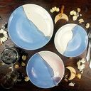 Komplet talerzy ceramicznych dla 2 osób