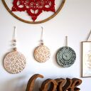 2 ceramiczne wisiory