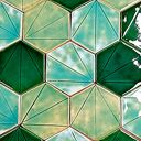 Ceramiczne kafelki "Zielony Eden"