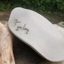 Ceramiczna misa c358 Shiraja - kamionkowa w zieleni i turkusie