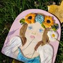 Aniołek ceramiczny - ręcznie wykonana dekoracja do domu