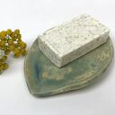 Ceramiczna mydelniczka ręcznie robiona "Green"