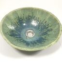 Ceramiczna umywalka "Zieleń"