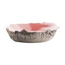 Niewielka miseczka ceramiczna - handmade talerzyk z jasnej gliny