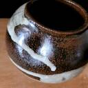 Wazon w brązach z satynowym szkliwem - rękodzieło ceramiczne