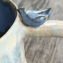Duży kubek ceramiczny na herbatę 400 ml z ptaszkiem