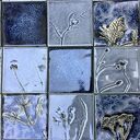 Zestaw kafli ceramicznych „Herbarium II” - 48 sztuk roślinnych dekorów