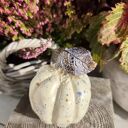 Ceramiczna dynia handmade - jesienna ozdoba