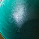 Turkusowa misa ceramiczna na owoce - rękodzieło