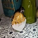 Aniołek ceramiczny na Boże Narodzenie - unikatowy prezent handmade (ok. 9 cm)