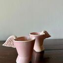 Filiżanka ceramiczna „Angel” - ręcznie robiona w delikatnym różu