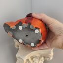 Ptak ceramiczny - figurka grubego wróbla ręcznie szkliwiona