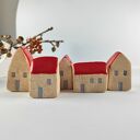 Ceramiczne domki 5 szt