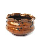 Czereśniówka - ceramiczna miseczka handmade z pofalowanym brzegiem jak kwiat