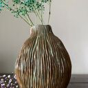 Wazon ceramiczny "Deep Lines"