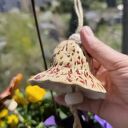 Dzwonek ceramiczny - ręcznie robiony dzwoneczek na balkon i do ogrodu