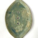 Ceramiczna mydelniczka ręcznie robiona "Green"