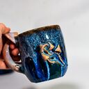 Handmade Kubek z grzybkami | Psychodelki Kasjopea | 450ml (IV) ww