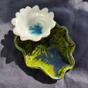 Ręcznie robiony pojemniczek ceramiczny na świecę lub biżuterię