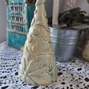 Choinka ceramiczna w kolorze szmaragdu - 17 cm