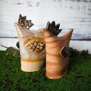 Kurka w rustykalnym stylu - ceramiczna figurka handmade