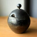 Cukierniczka ceramiczna Ciemne Złoto i Srebro