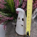 Ceramiczny duch - ręcznie robiona dekoracja domu na Halloween