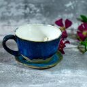 Ceramiczna duża filiżanka z figurką konia - prezent dla koniarki 400 ml