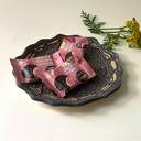 Spodeczek ceramiczny „Koronka” na biżuterię, słodycze i palo santo - rękodzieło