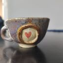 Filiżanka ceramiczna Wolna Chwila - rękodzieło 110 ml