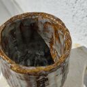 Doniczka - osłonka ceramiczna dla niej - rękodzieło Wolna Chwila