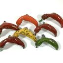Uchwyty i gałki meblowe „Papryczki chilli” - ceramika handmade