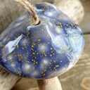 Ceramiczny grzybek zawieszka - leśna dekoracja handmade