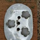 Mydelniczka ceramiczna z motywem ryby - handmade do łazienki