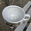 Kubek XXL 600 ml - Dama z łasiczką i gronostajem (białej ceramiki handmade)