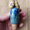 Korek do wina baran - ceramiczna nasadka vintage