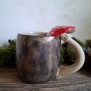 Kubek ceramiczny Muchomor czerwony - 350 ml, ręcznie lepiony