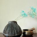 Wazon ceramiczny "Deep Lines"