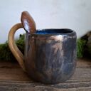 Kubek ceramiczny Grzyb - ręcznie lepiony