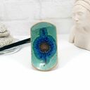 Ceramiczna podstawka na kadzidełko - mandala boho do Twojego wnętrza