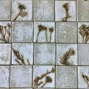 Zestaw kafli ceramicznych "Porcelanowe kwiaty II"