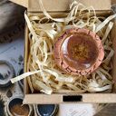 Ceramiczny kamień spokoju Ziemia - ręcznie robiony amulet
