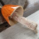 Ceramiczny grzybek na zawieszce - ręcznie robiona dekoracja