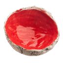 Ręcznie wykonana miska ceramiczna z jasnej gliny (kontakt z żywnością)
