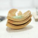 Ręcznie robiona ceramiczna miseczka na biżuterię i drobiazki - piasek (pod świeczkę i kadzidełko)