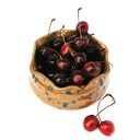 Czereśniówka - ceramiczna miseczka handmade z pofalowanym brzegiem jak kwiat